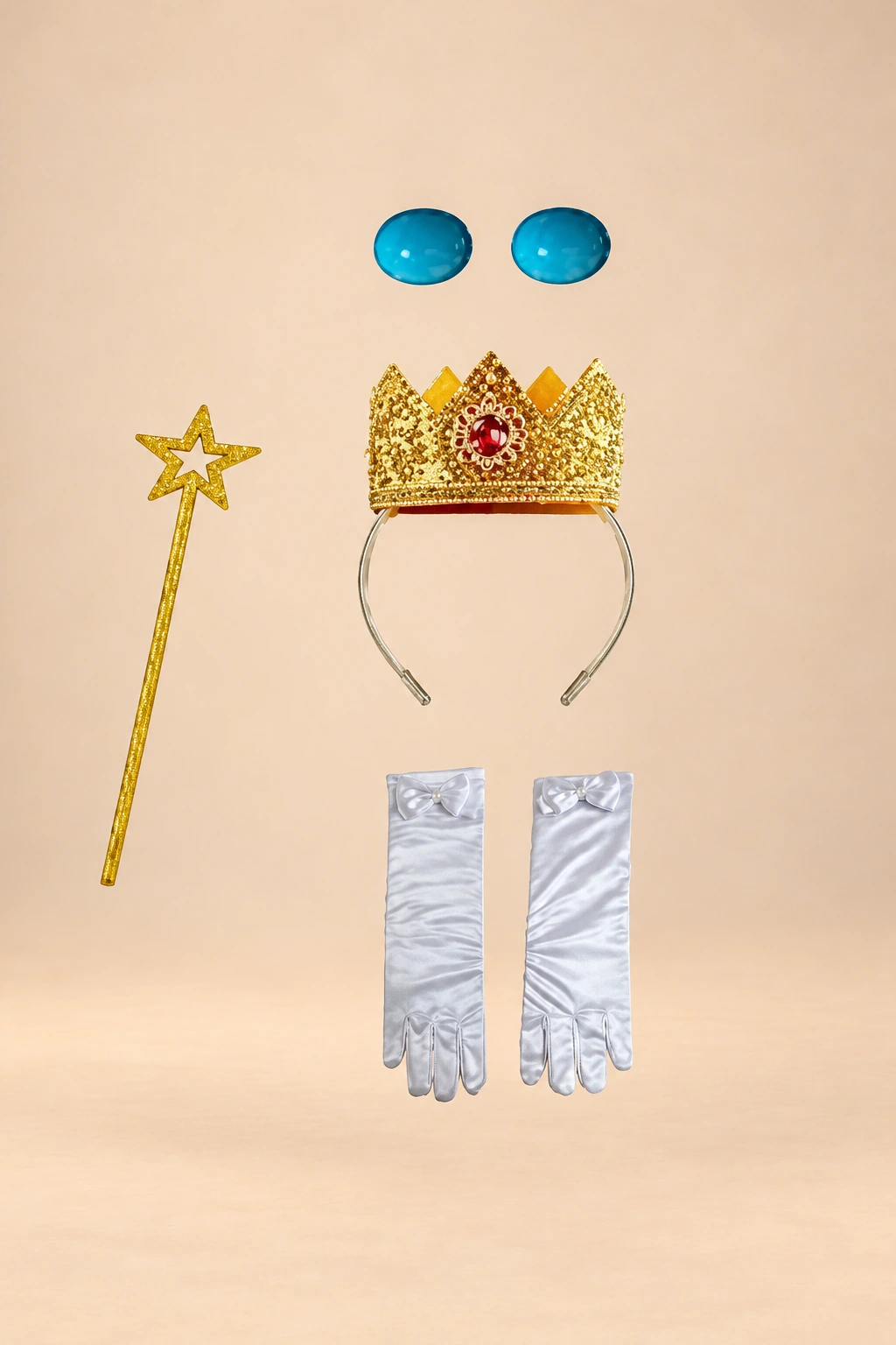 Αξεσουάρ μεταμφίεσης Princess Peach — Συνολική όψη